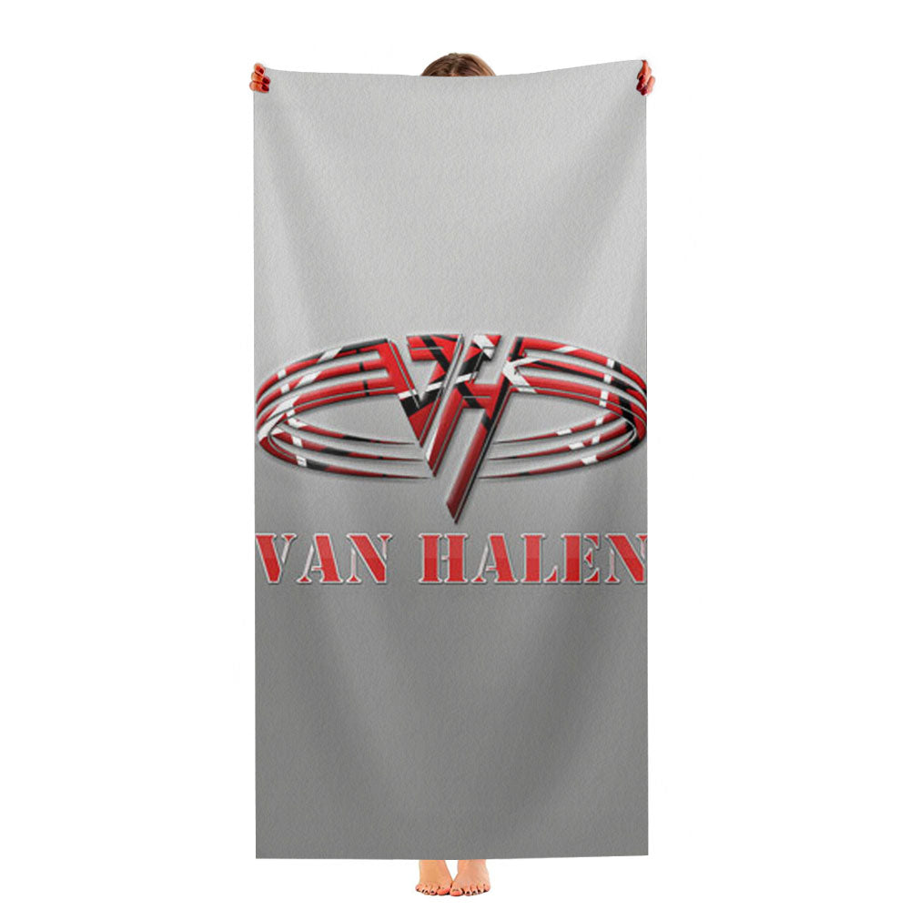 Van Halen Design Logo Ultra-Soft Luxury Bathroom Towels
