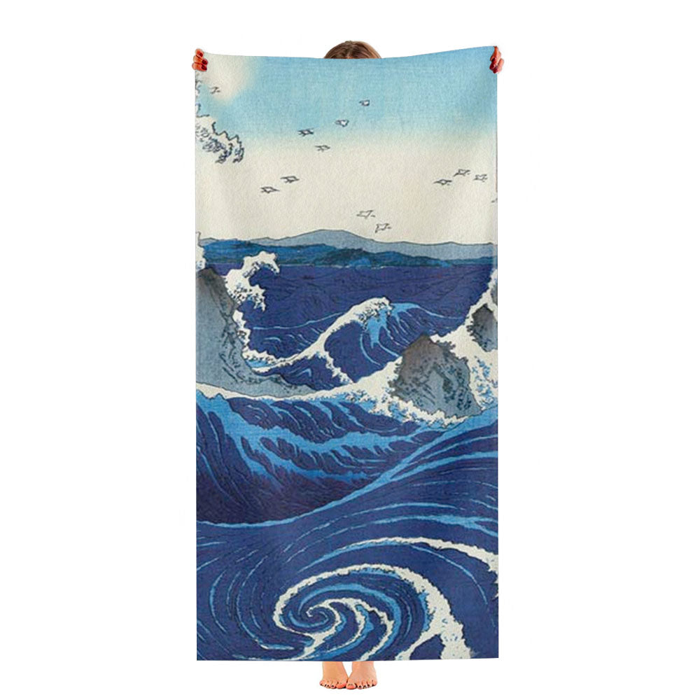 View Of The Naruto Whirlpools At Awa Ultra-Soft Luxury Bathroom Towels