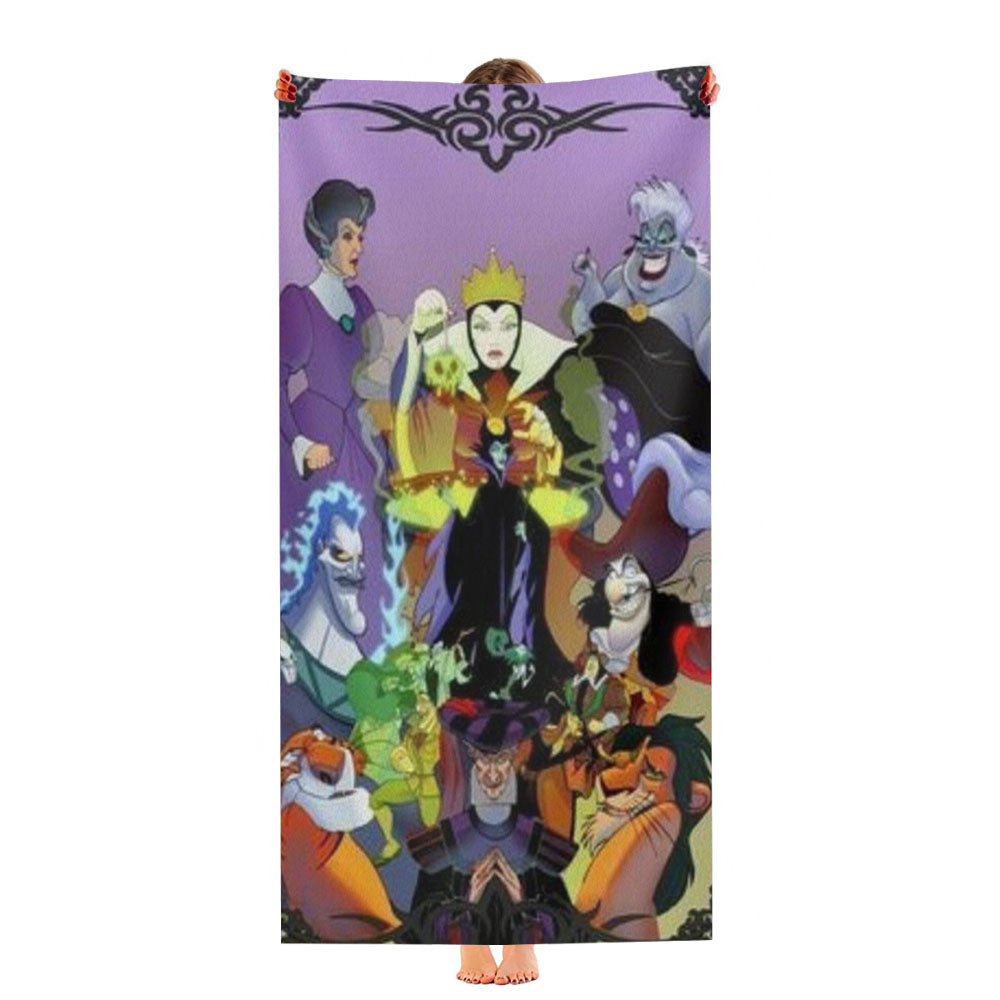 Villains Ursula Disney Ultra-Soft Luxury Bathroom Towels
