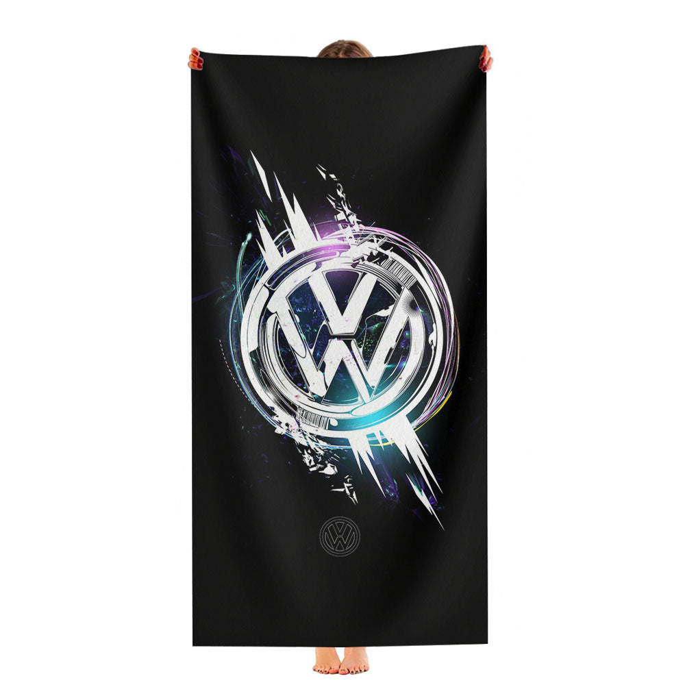 Vw Logo Wallpaper Ultra-Soft Luxury Bathroom Towels