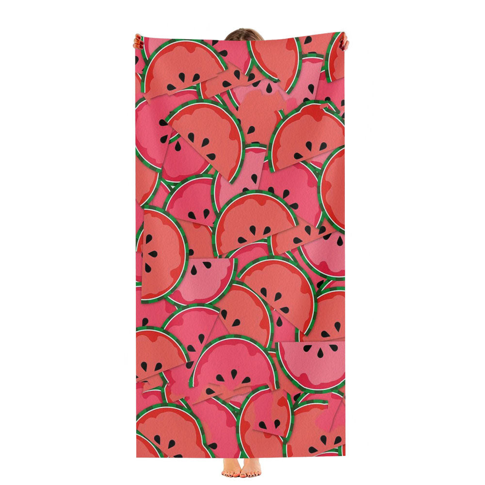 Watermelon Pattern Ultra-Soft Luxury Bathroom Towels