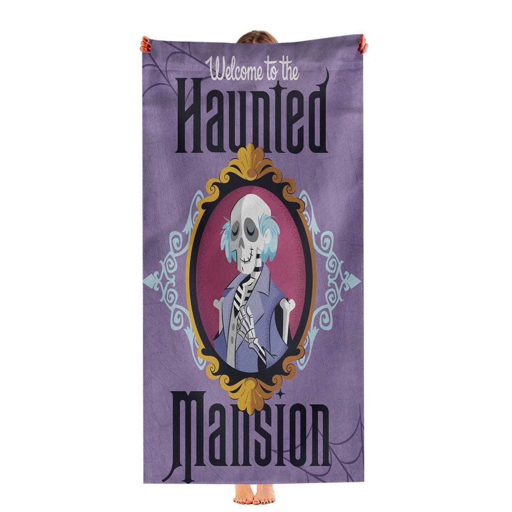 Welcome To The Haunted Mansion Ultra-Soft Luxury Bathroom Towels