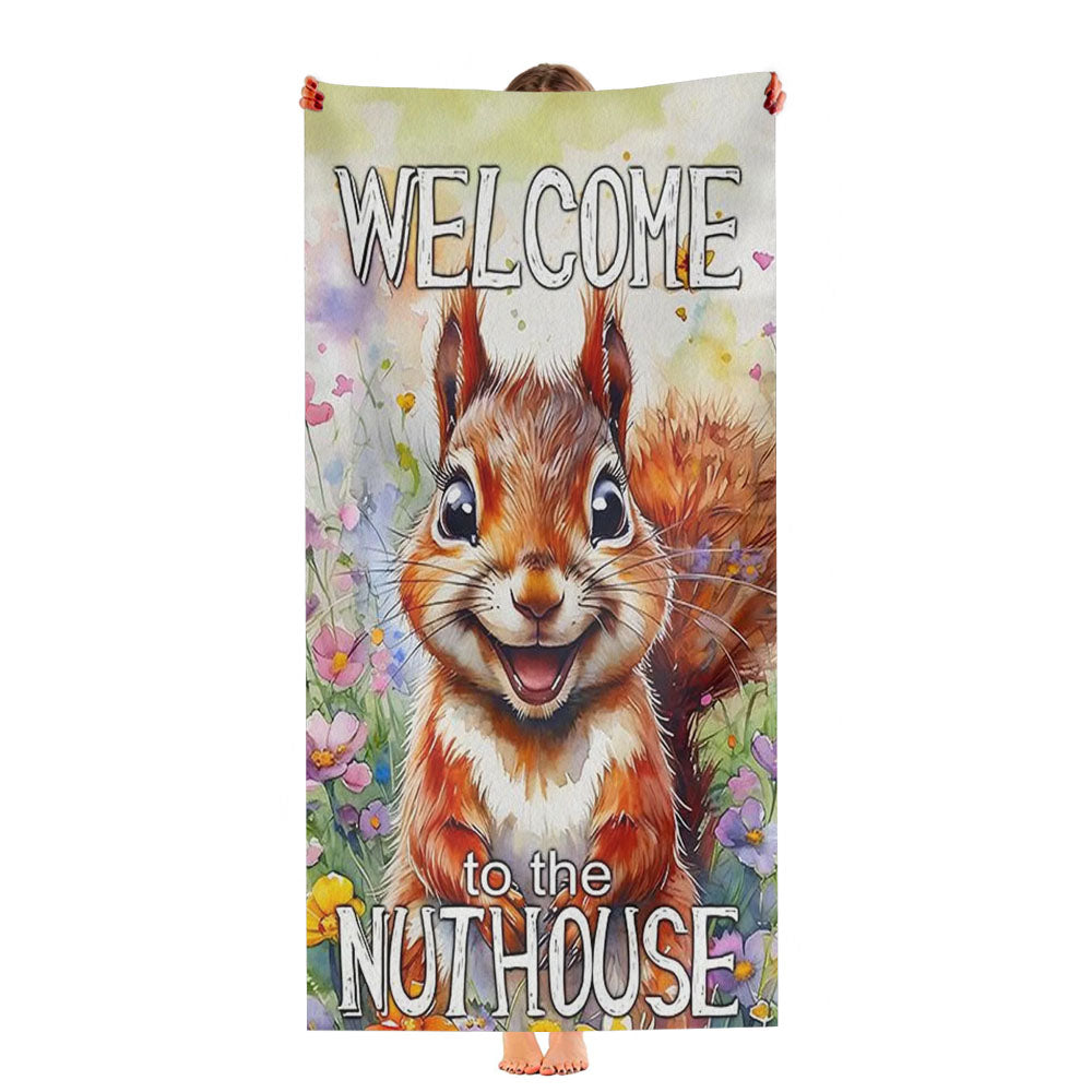 Welcome To The Nuthouse Ultra-Soft Luxury Bathroom Towels