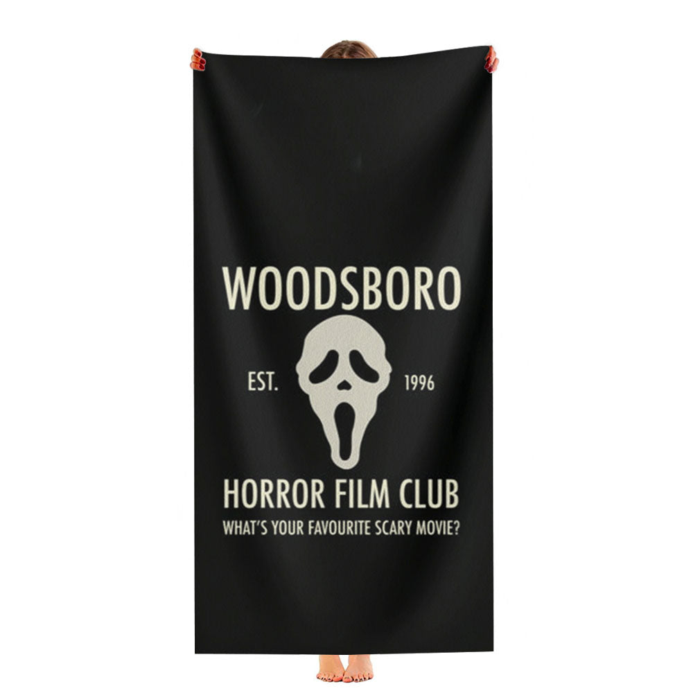 Woodsboro Horror Film Club Ultra-Soft Luxury Bathroom Towels