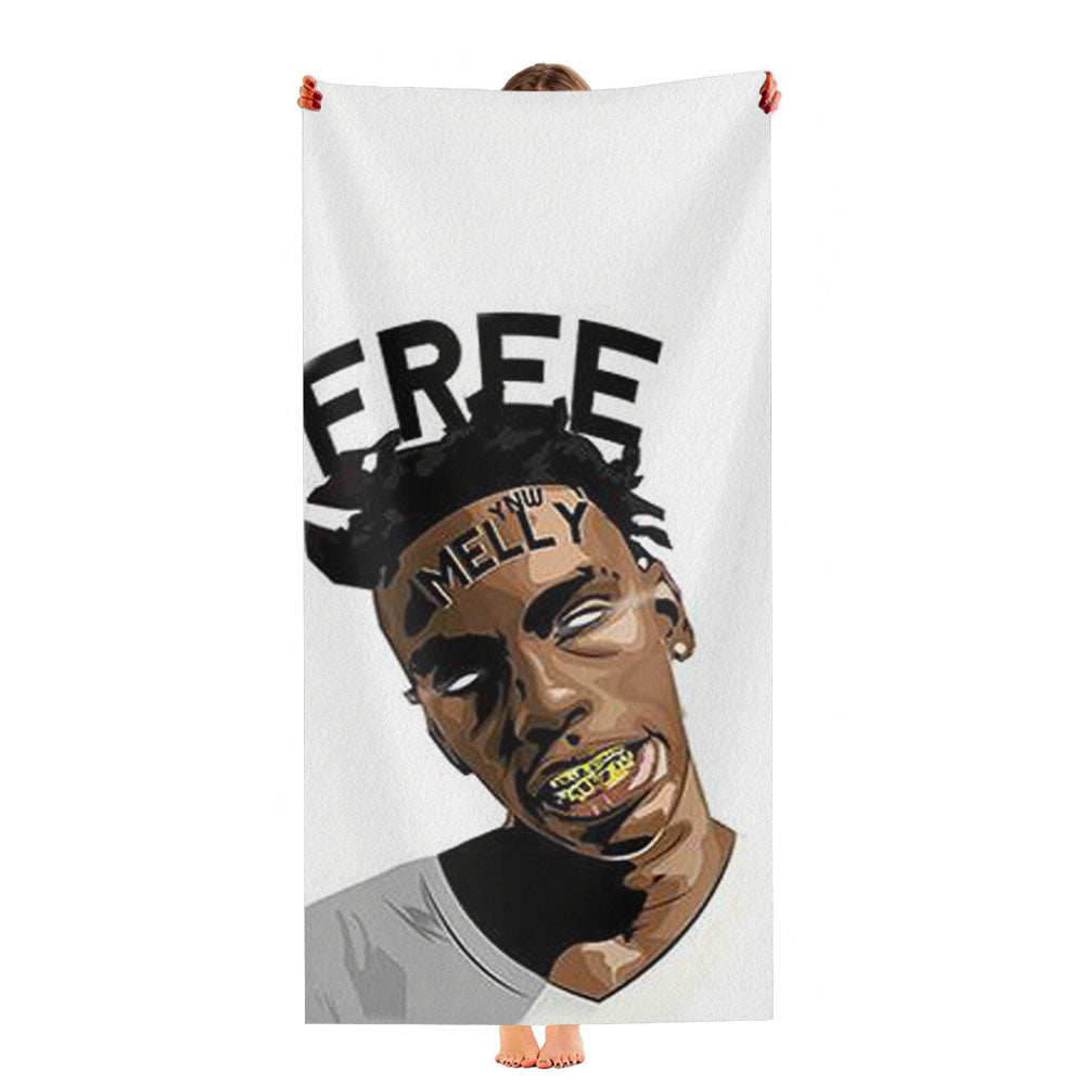 Ynw Melli Rapper Free Ultra-Soft Luxury Bathroom Towels