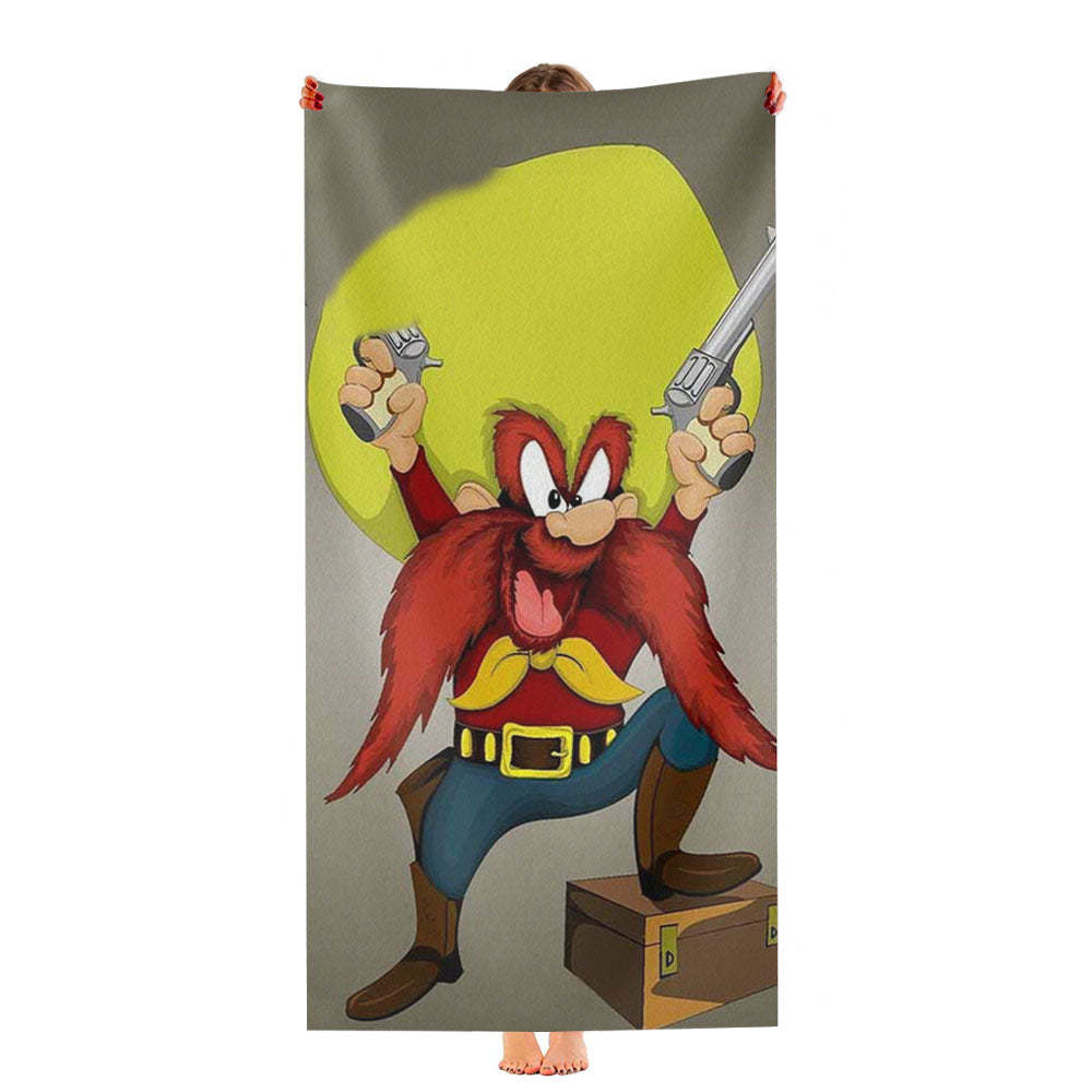 Yosemite Sam Cartoon 4 Copy Ultra-Soft Luxury Bathroom Towels