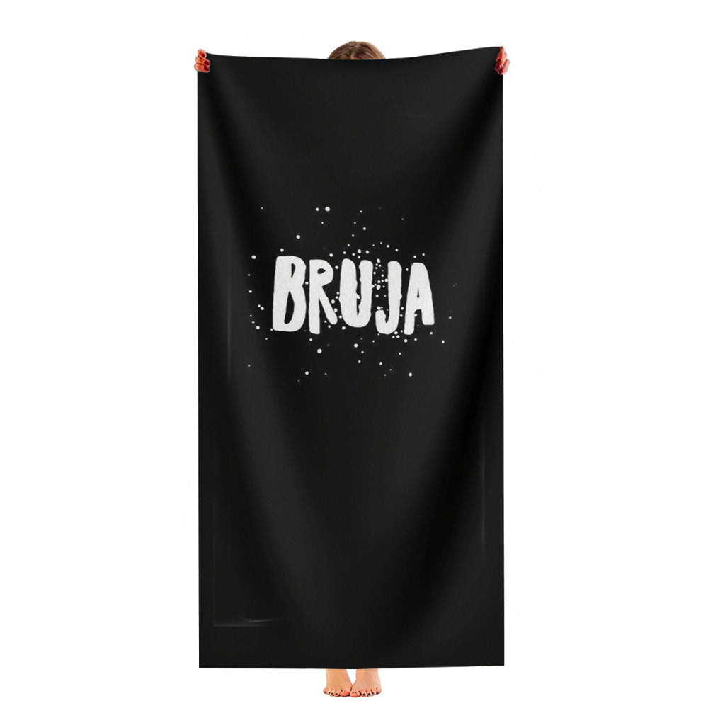 Bruja Witchy Woman Halloween Tumblr Ultra-Soft Luxury Bathroom Towels