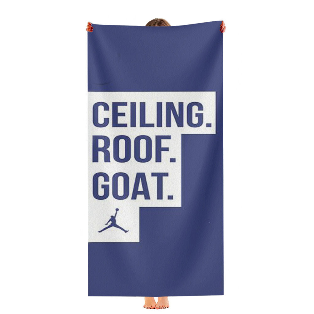 Ceiling Roof Goat Unc Jordan North Carolina Ultra-Soft Luxury Bathroom Towels
