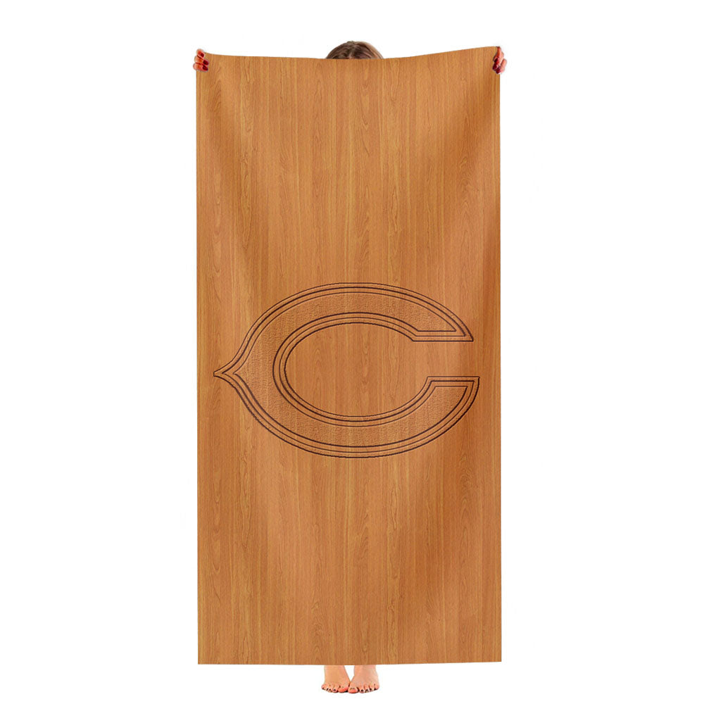 Chicago Bears Da Bears Ultra-Soft Luxury Bathroom Towels