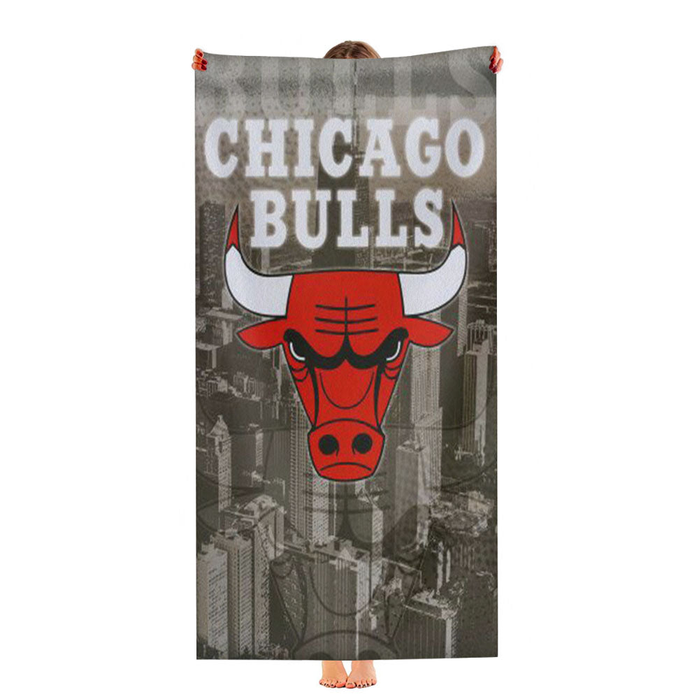 Chicago Bulls For Fans Fanatic Ultra-Soft Luxury Bathroom Towels