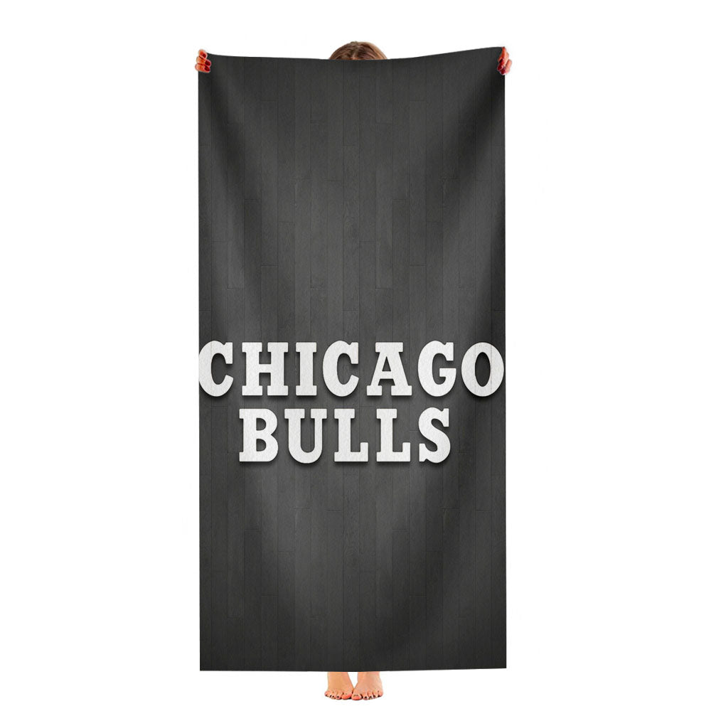 Chicago Bulls Hardwood Ultra-Soft Luxury Bathroom Towels