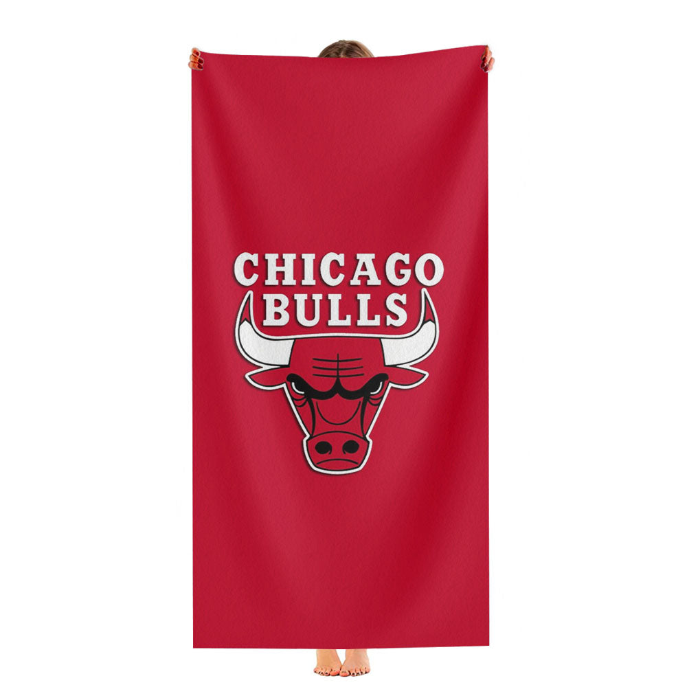 Chicago Bulls Jersey Uniform Basketball Number 23 Ultra-Soft Luxury Bathroom Towels