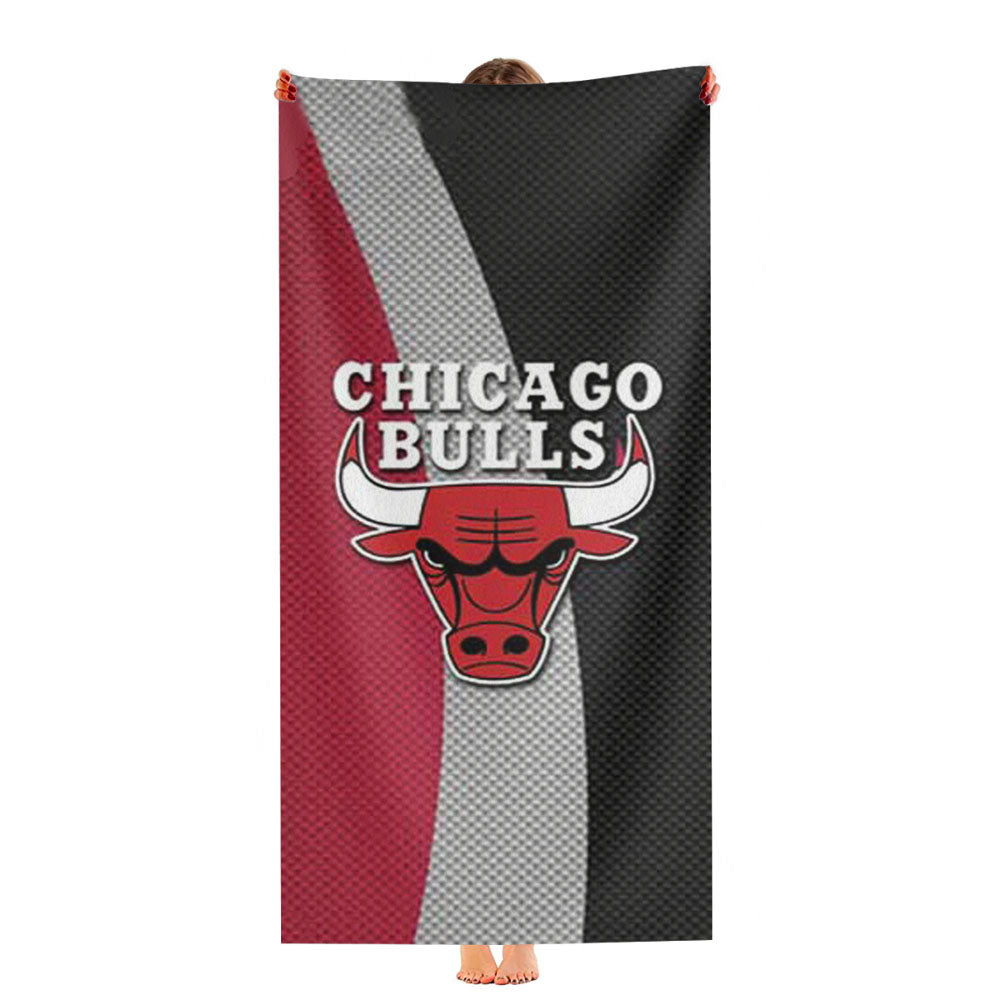 Chicago Bulls Wallpaper Ultra-Soft Luxury Bathroom Towels