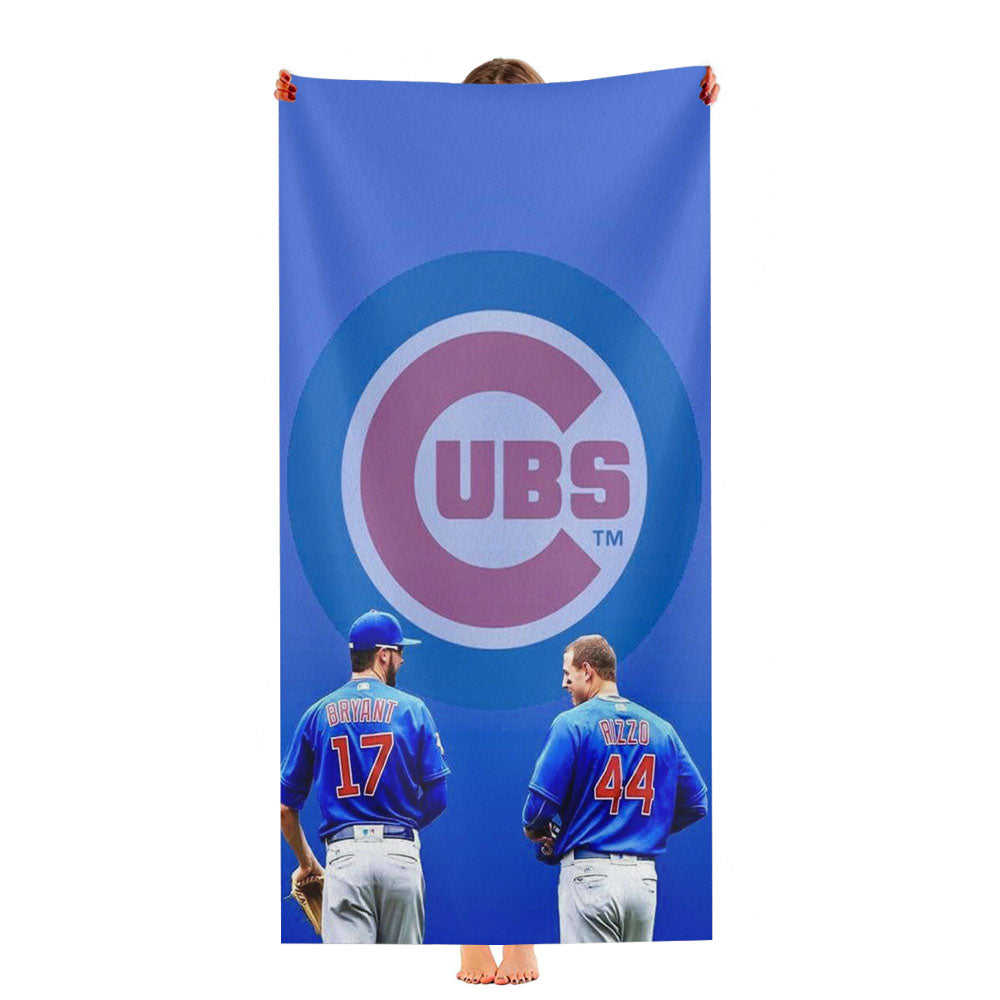 Chicago Cubs Basebal Ultra-Soft Luxury Bathroom Towels