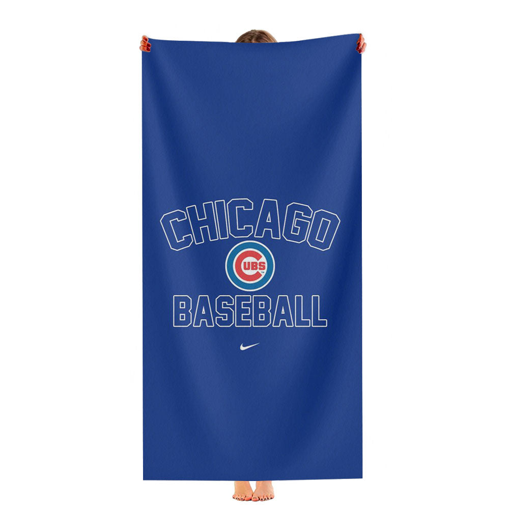 Chicago Cubs Blue Bear Ultra-Soft Luxury Bathroom Towels