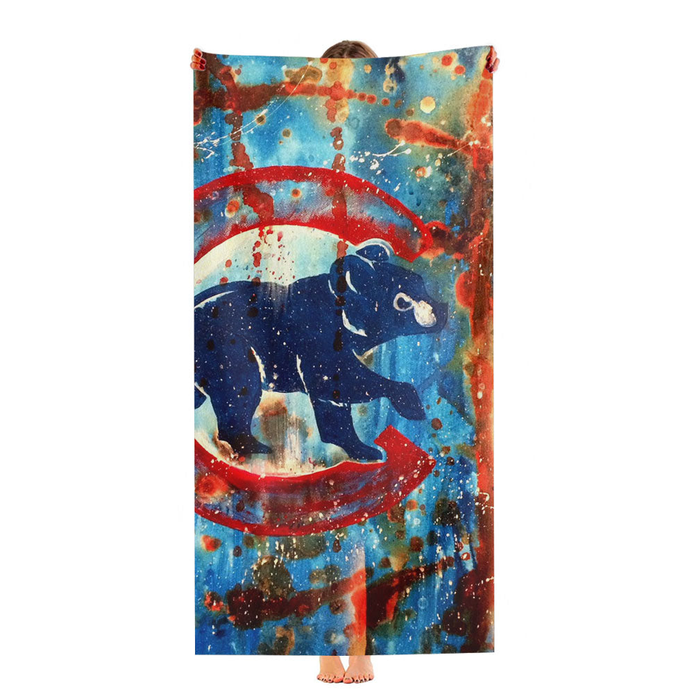 Chicago Cubs Bryant And Rizzo Ultra-Soft Luxury Bathroom Towels