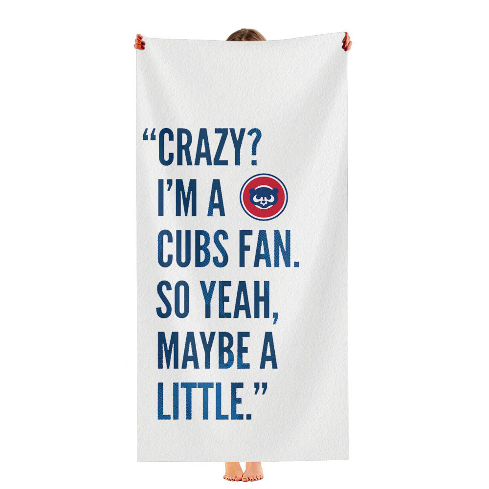Chicago Cubs Flag Ultra-Soft Luxury Bathroom Towels