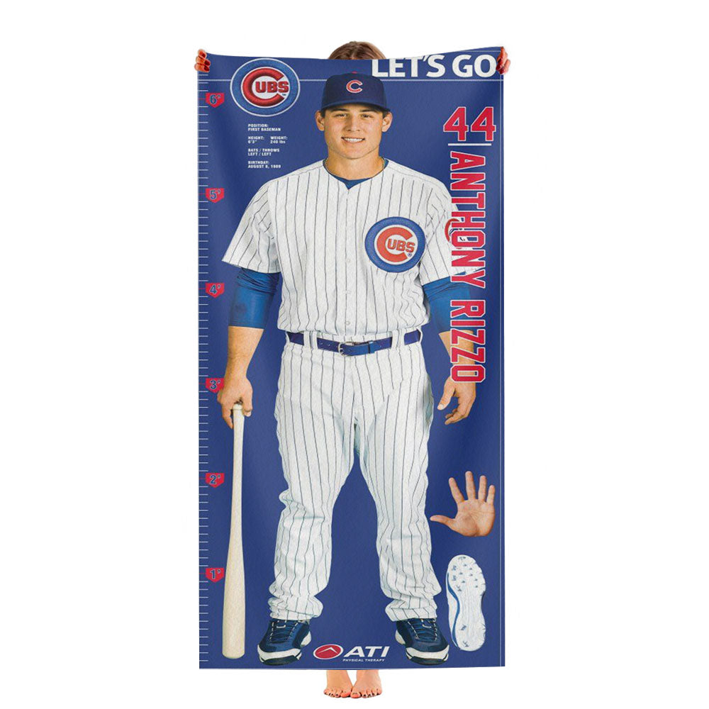 Chicago Cubs Poster 1938 Ultra-Soft Luxury Bathroom Towels