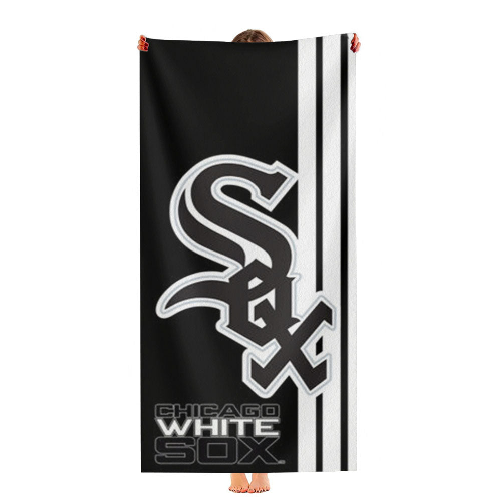 Chicago White Sox Baseball Ultra-Soft Luxury Bathroom Towels