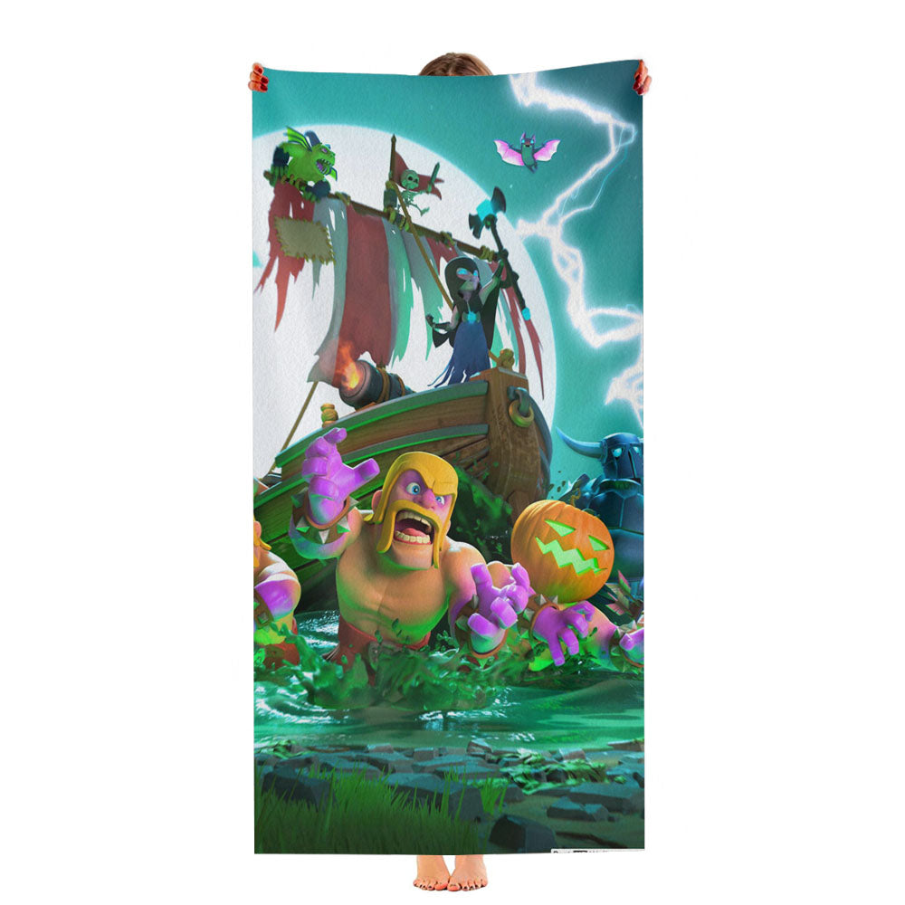 Clash Of Clans Halloween Ultra-Soft Luxury Bathroom Towels