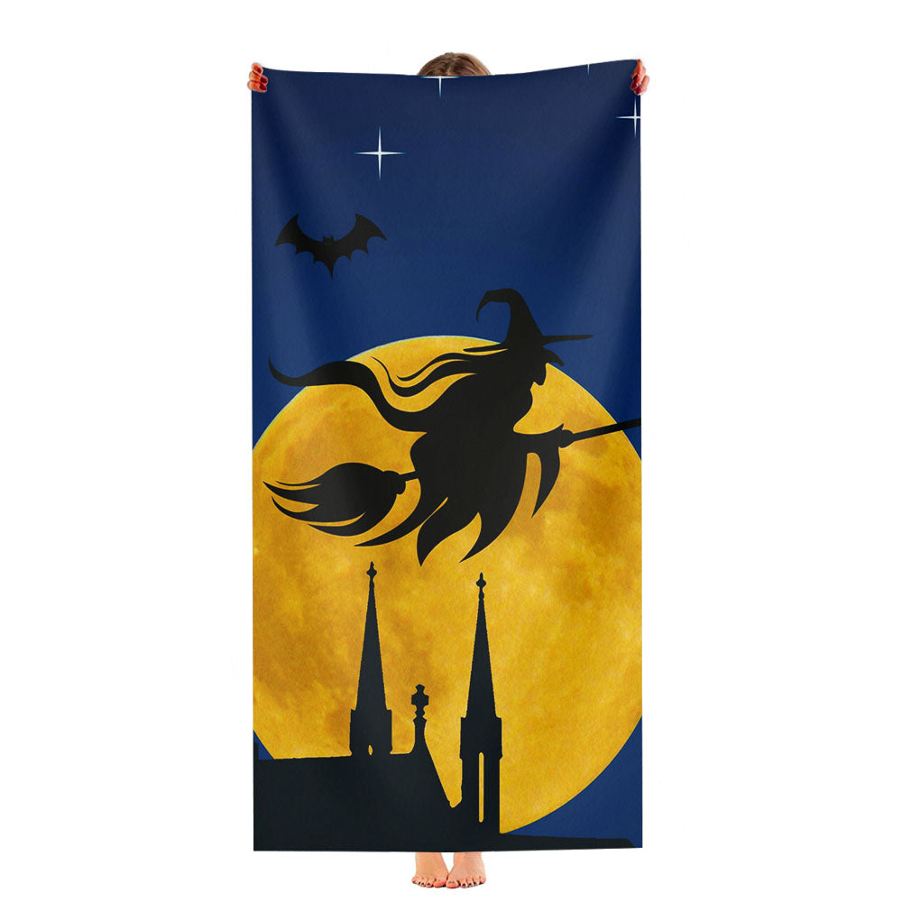 Classic Witch Halloween Ultra-Soft Luxury Bathroom Towels