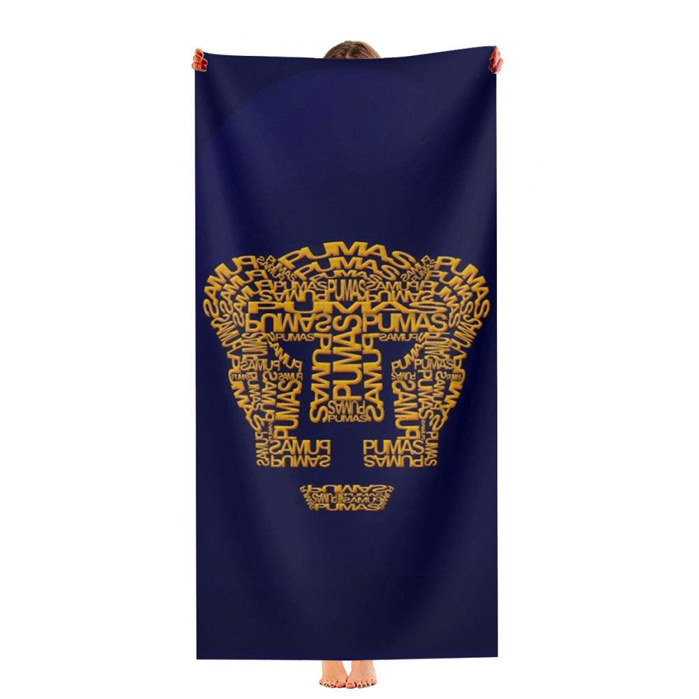 Club Universidad Pumas Unam Brown Ultra-Soft Luxury Bathroom Towels