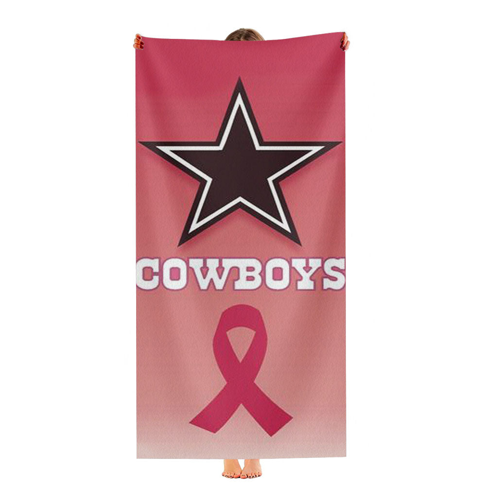 Dallas Cowboys Skull Usa Flag Ultra-Soft Luxury Bathroom Towels