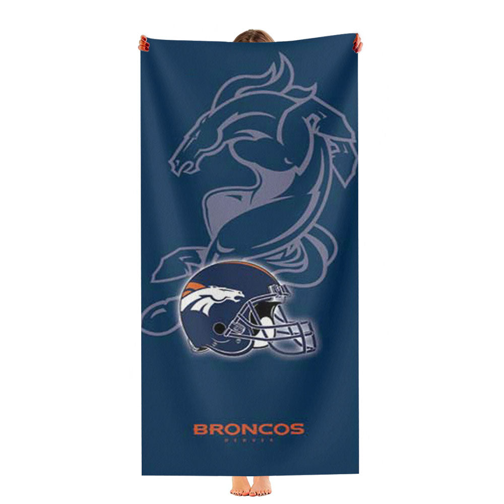 Denver Broncos Logo 2 Ultra-Soft Luxury Bathroom Towels