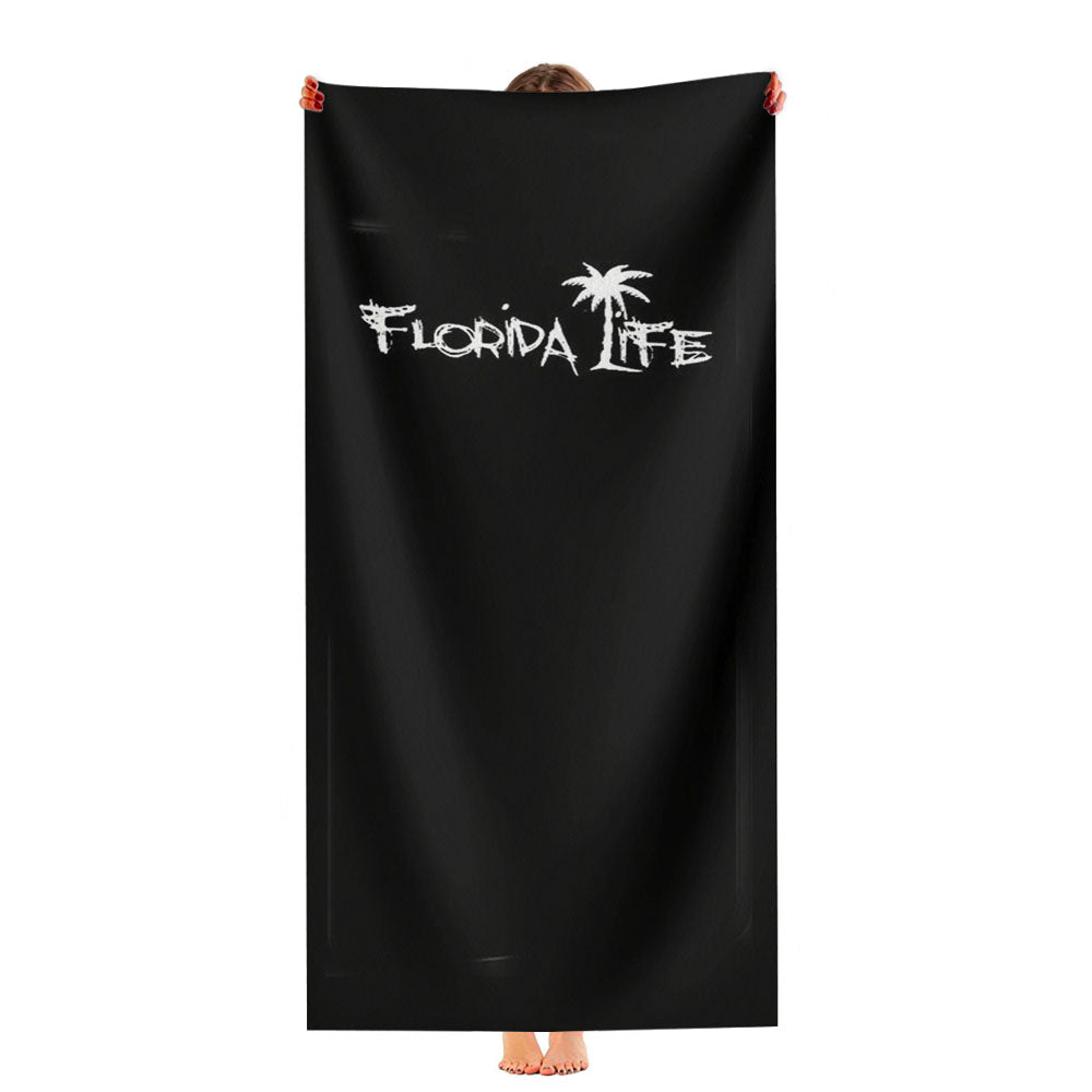 Florida Grown Life Palm Tree Beach Ultra-Soft Luxury Bathroom Towels