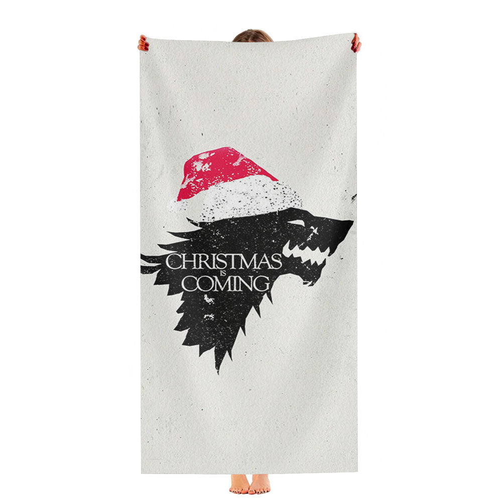 Game Of Throne Christmas Is Coming Ultra-Soft Luxury Bathroom Towels