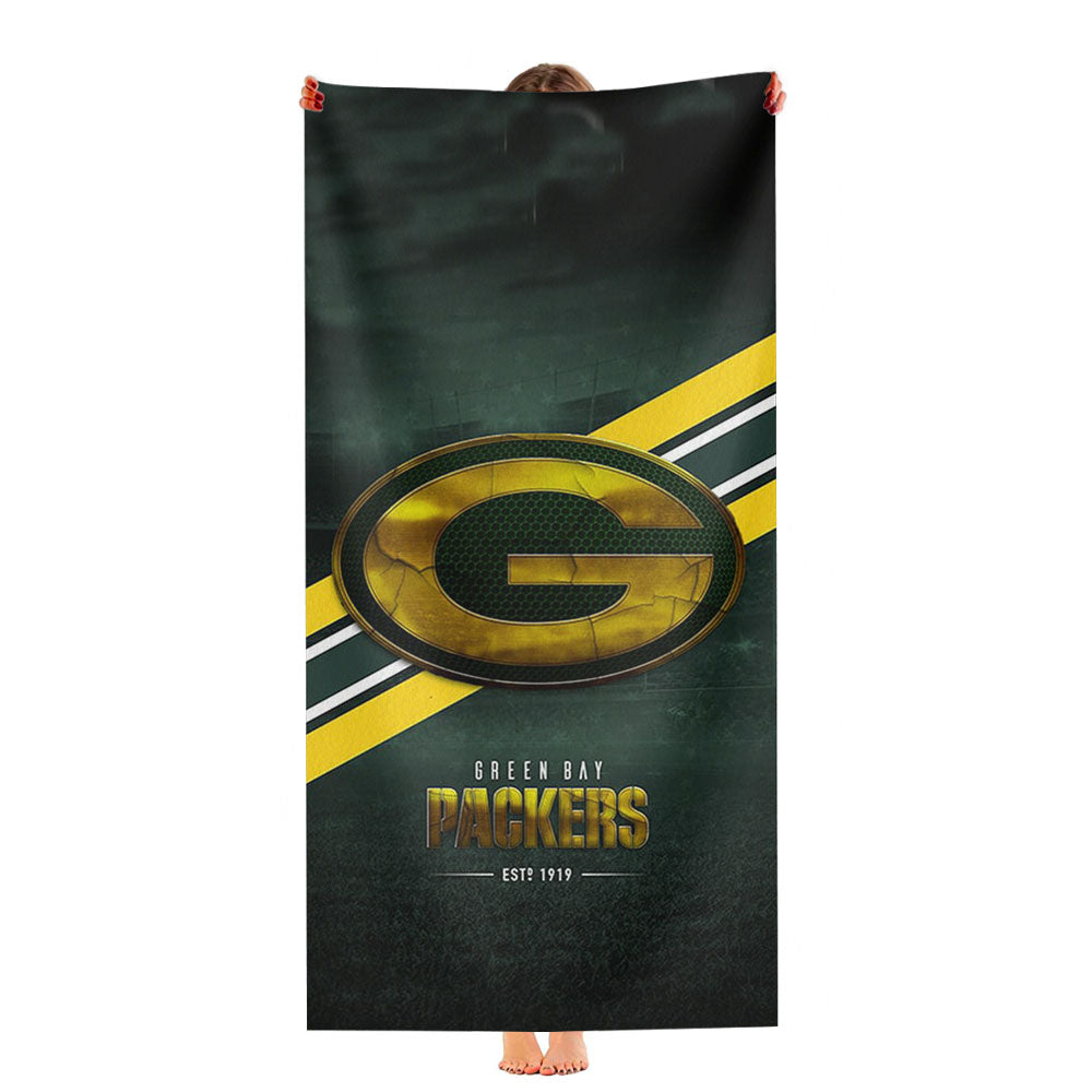 Green Bay Packers Nfl Logo Ultra-Soft Luxury Bathroom Towels
