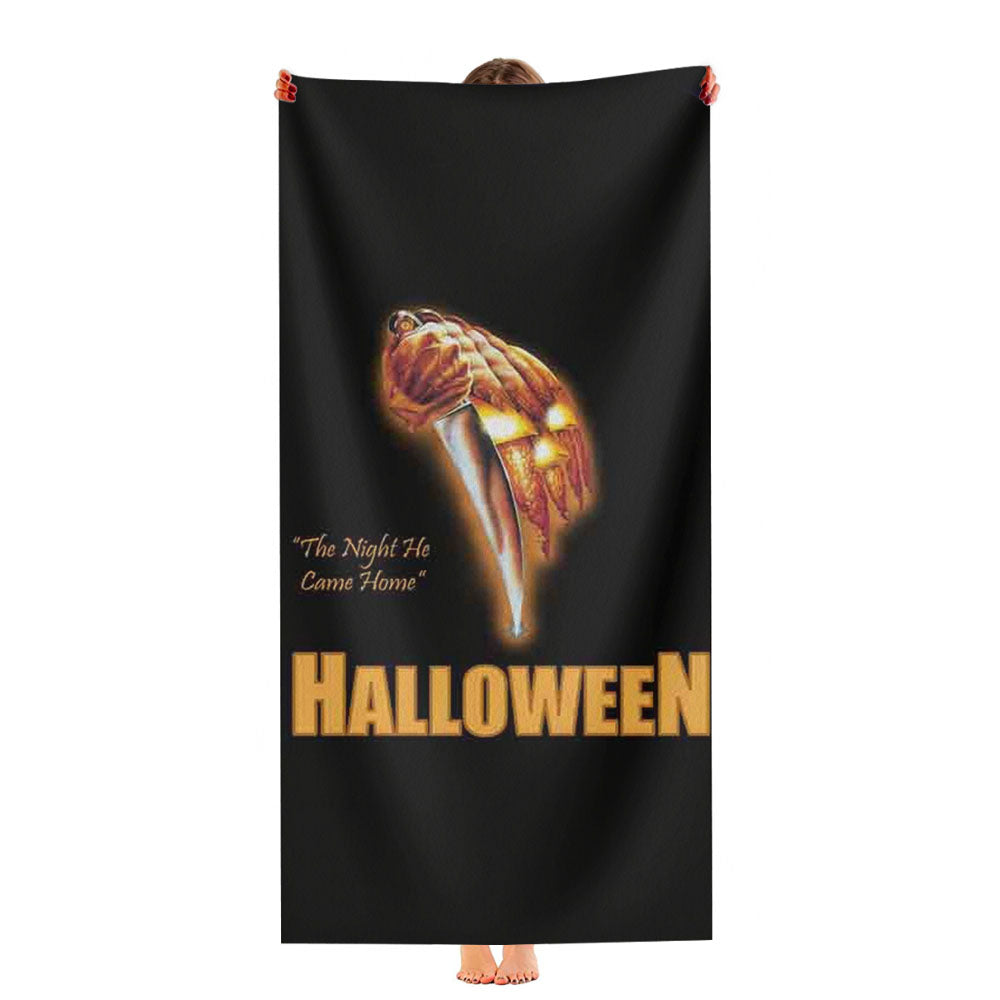 Halloween The Night He Came Ultra-Soft Luxury Bathroom Towels