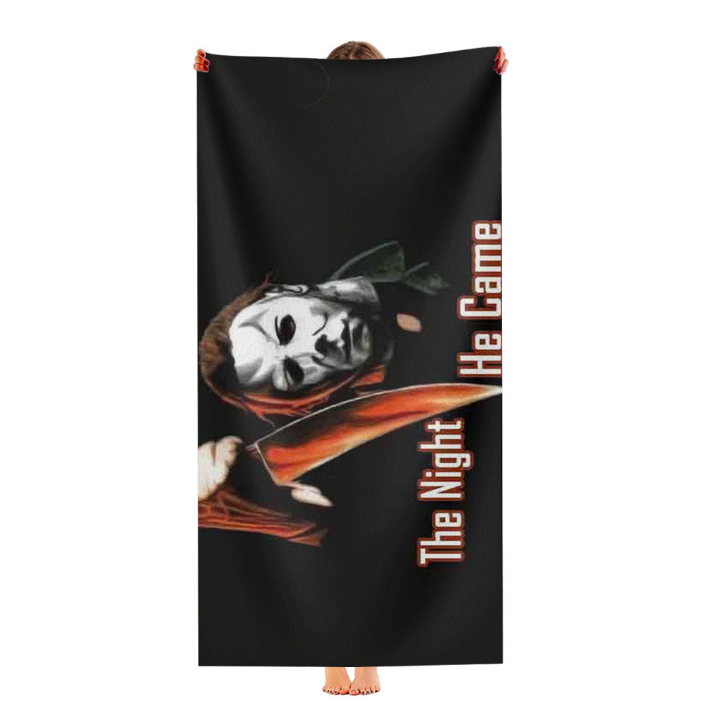 Halloween Wallpaper Ultra-Soft Luxury Bathroom Towels