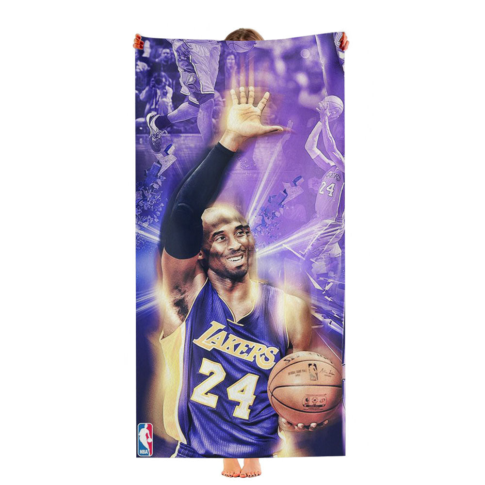 Lakers Kobe Bryant Nba Legend Tribute Ultra-Soft Luxury Bathroom Towels