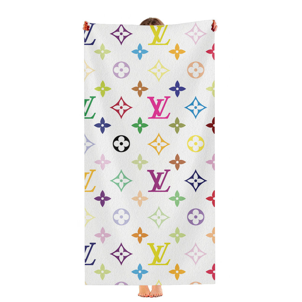 Louis Vuitton Multicolor Ultra-Soft Luxury Bathroom Towels