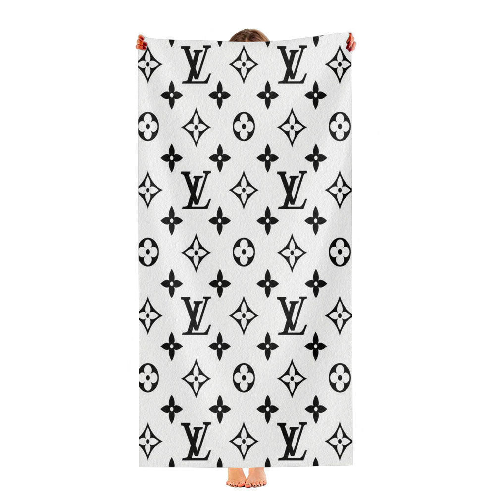 Louis Vuitton Pattern Creative Ultra-Soft Luxury Bathroom Towels