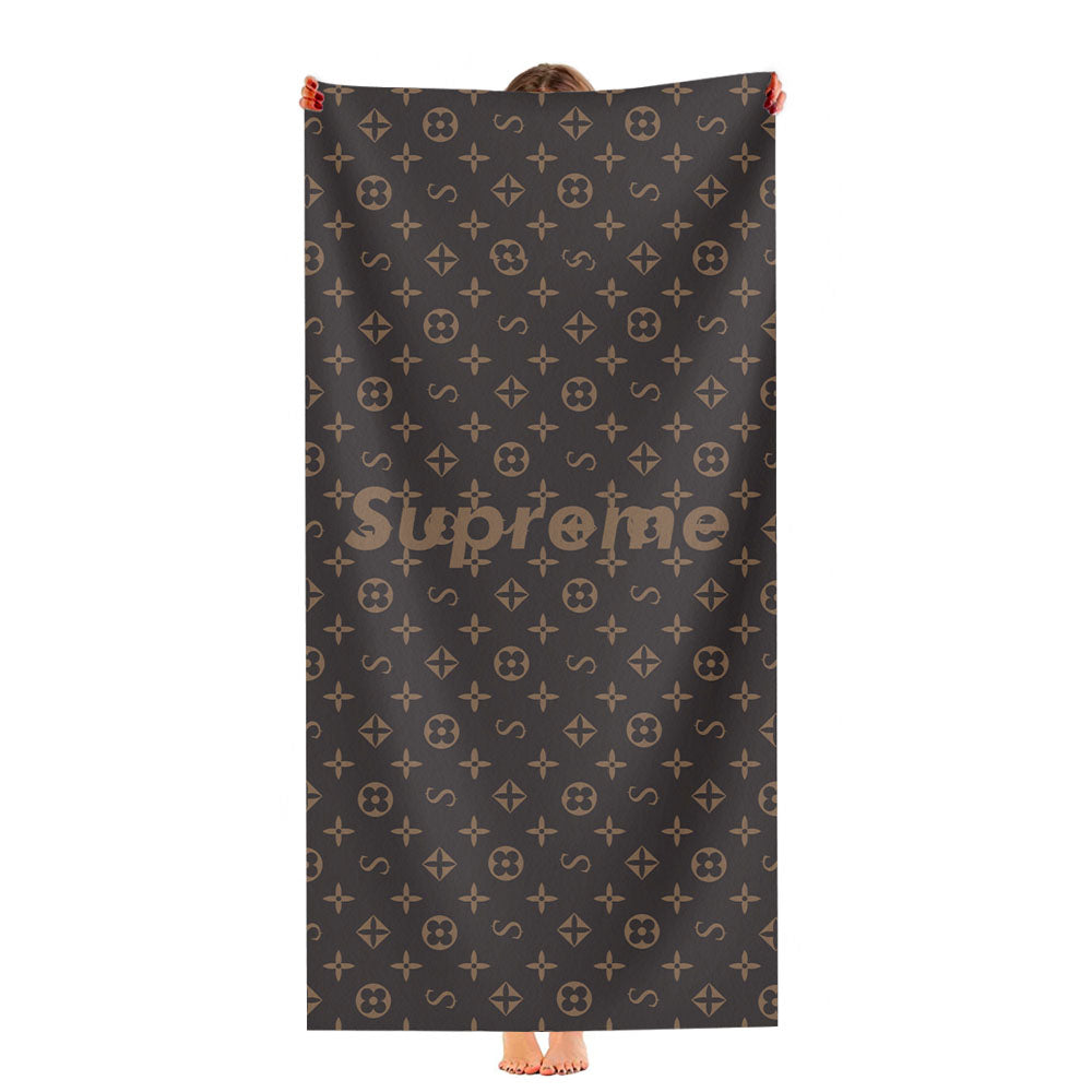 Louis Vuitton Supreme Ultra-Soft Luxury Bathroom Towels