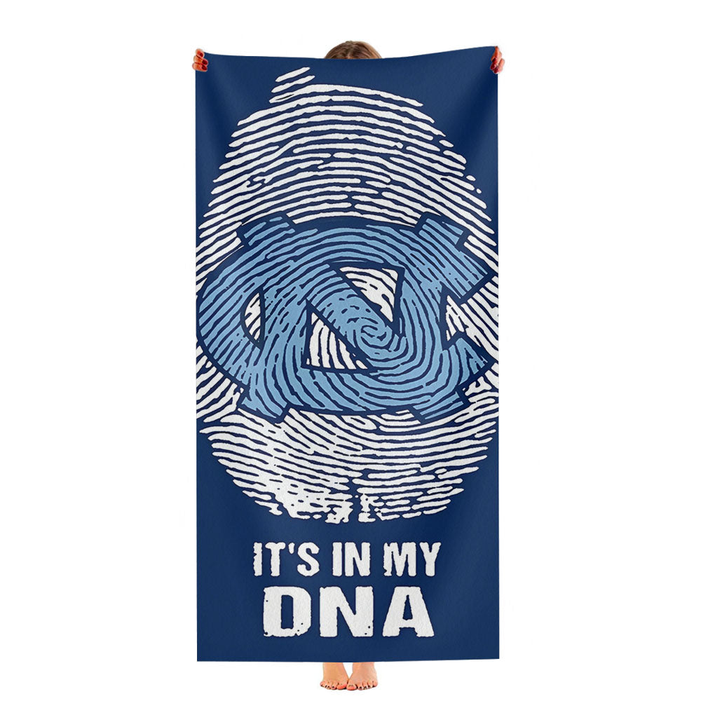 North Carolina Tar Heels It S In My Dna Ultra-Soft Luxury Bathroom Towels