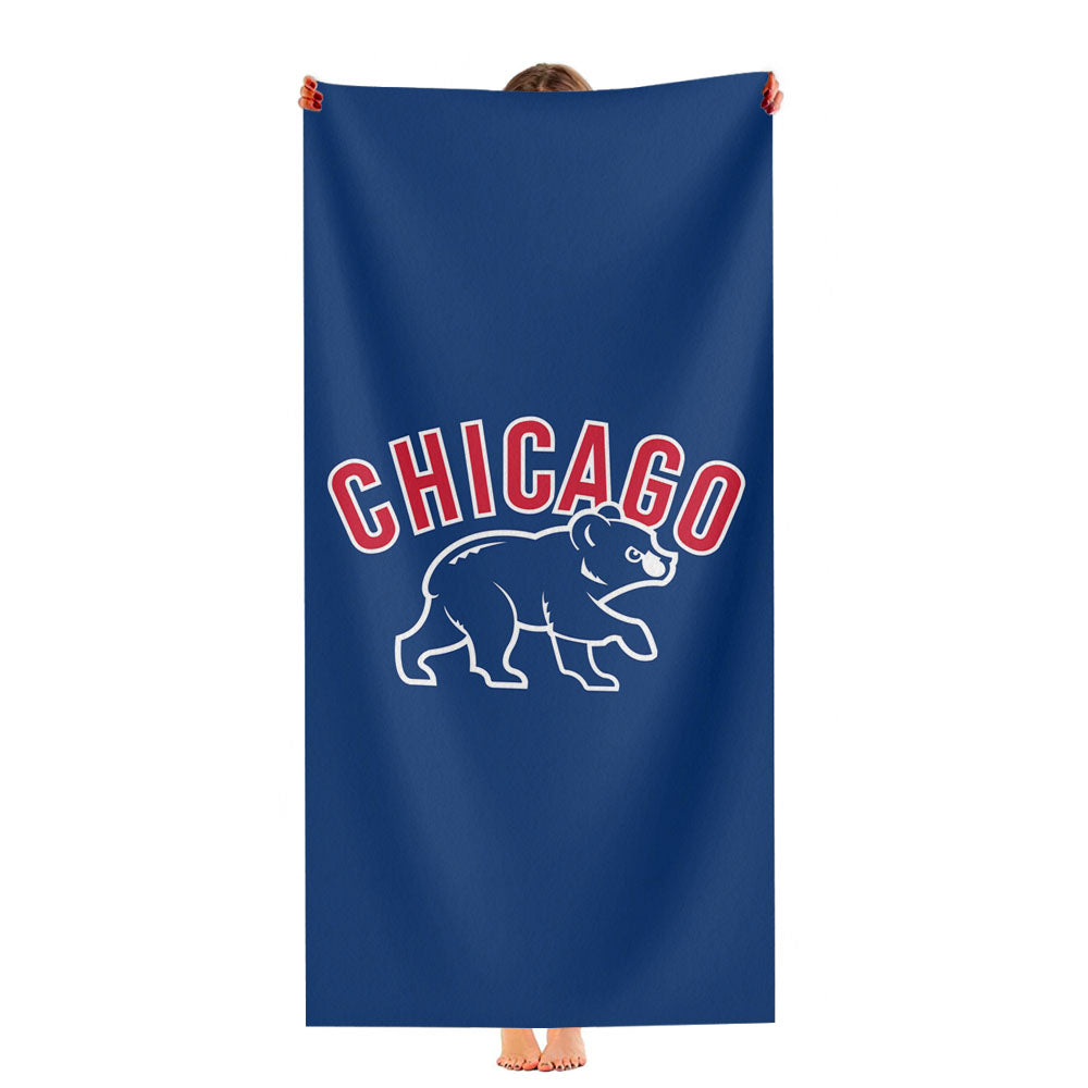 Recruit Chicago Cubs Ultra-Soft Luxury Bathroom Towels