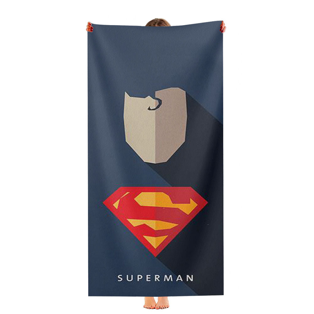 Superhero Superman Ultra-Soft Luxury Bathroom Towels