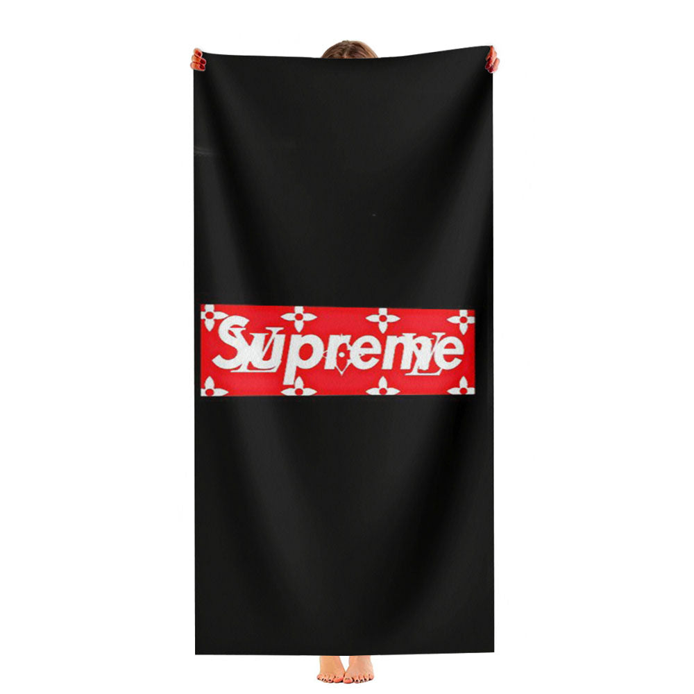 Supreme Box Louis Vuitton Logo Ultra-Soft Luxury Bathroom Towels