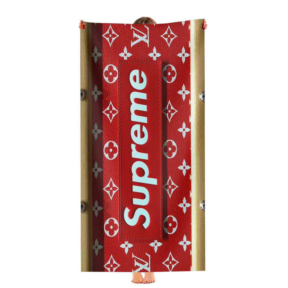 Supreme Cake Louis Vuitton Ultra-Soft Luxury Bathroom Towels