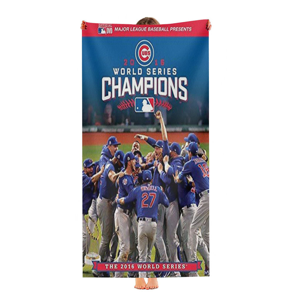 The Chicago Cubs Champions 2 Ultra-Soft Luxury Bathroom Towels