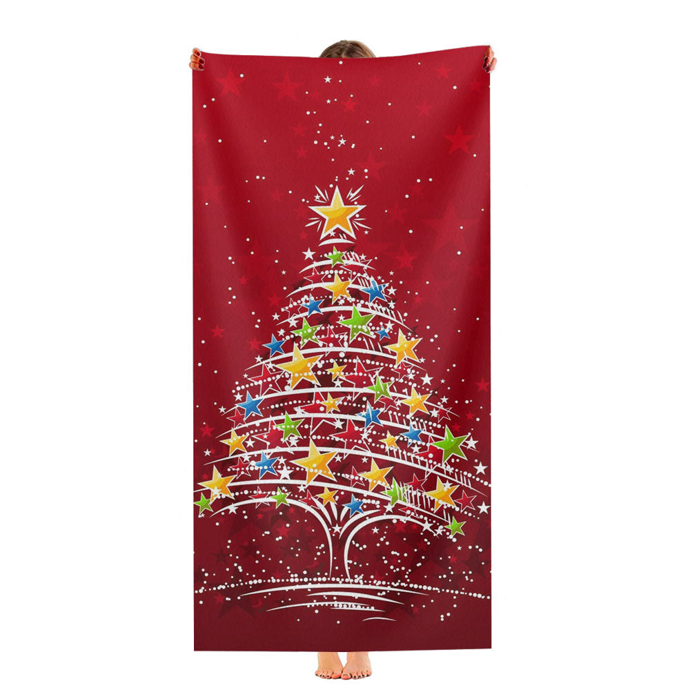 The Christmas Tree 4 Ultra-Soft Luxury Bathroom Towels
