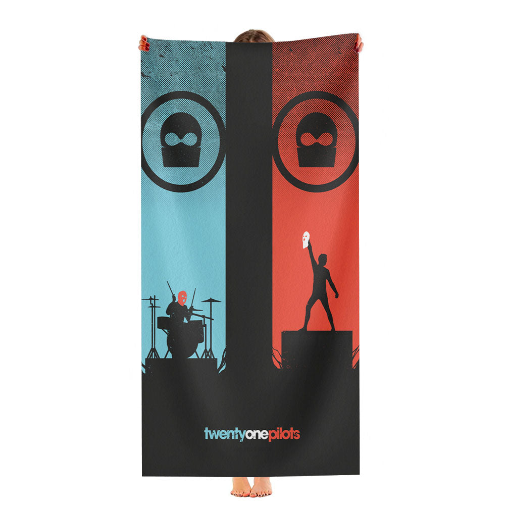 Twenty One Pilot Ultra-Soft Luxury Bathroom Towels