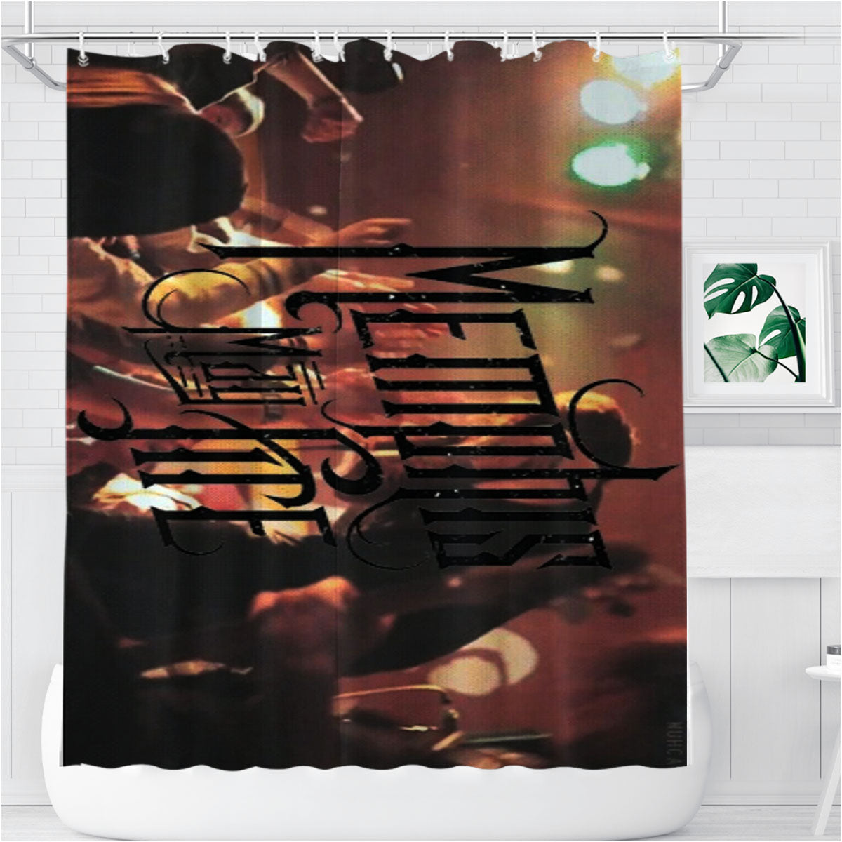 Memphis May Fire Concert Bathroom Shower Curtain Fabric Waterproof | 66 X 72 Inch