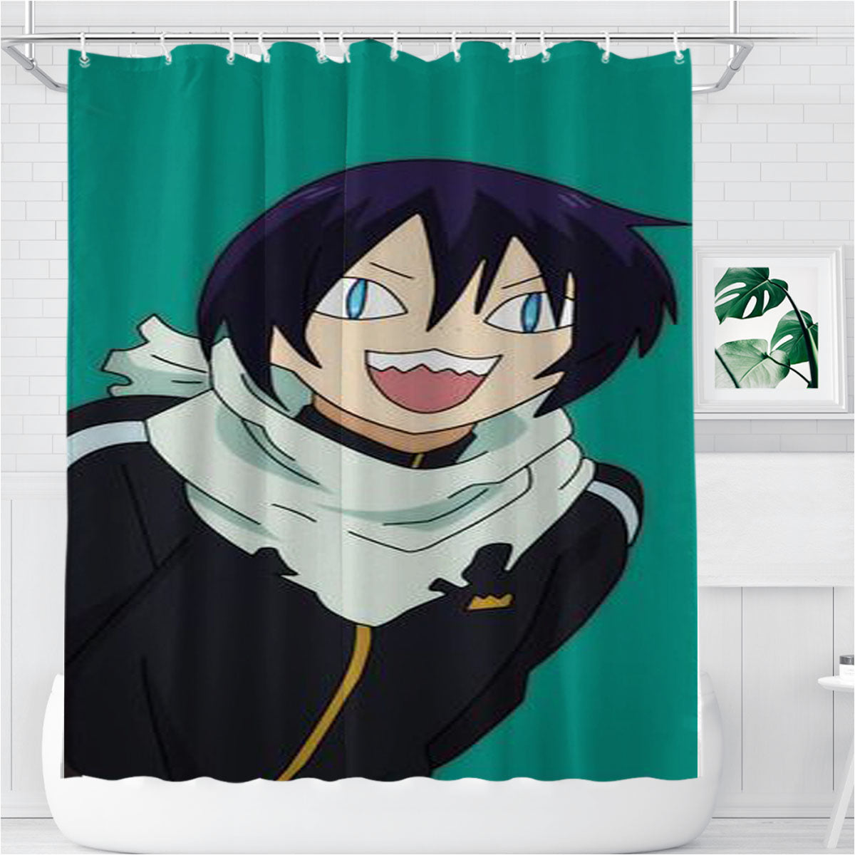 Noragami Yato Bathroom Shower Curtain Fabric Waterproof | 66 X 72 Inch