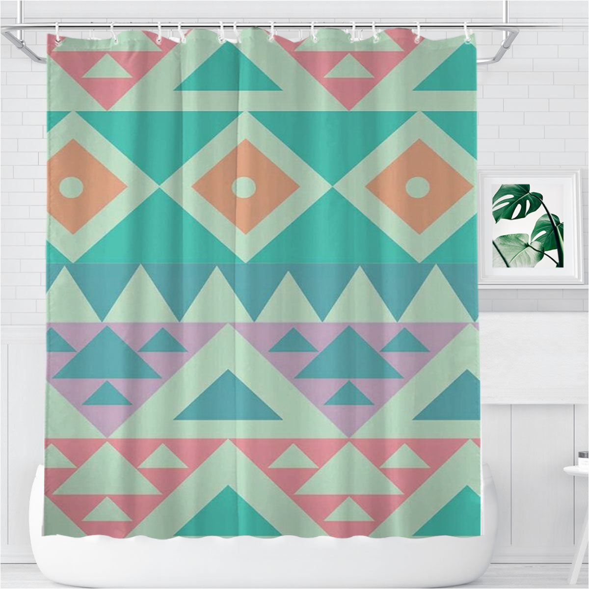 Pattern Whish I Know Bathroom Shower Curtain Fabric Waterproof | 66 X 72 Inch
