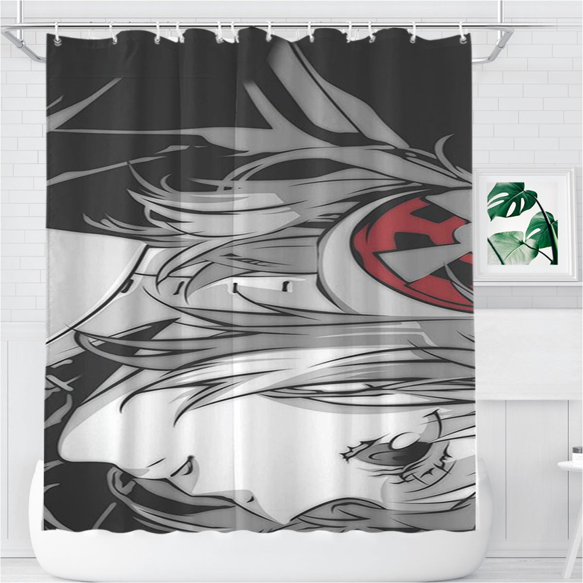 Persona Aigis Eye Bathroom Shower Curtain Fabric Waterproof | 66 X 72 Inch