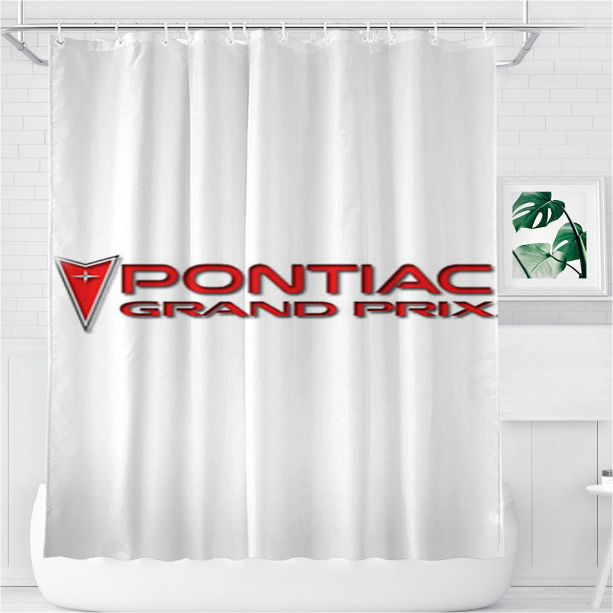 Pontiac Grand Prix Bathroom Shower Curtain Fabric Waterproof | 66 X 72 Inch